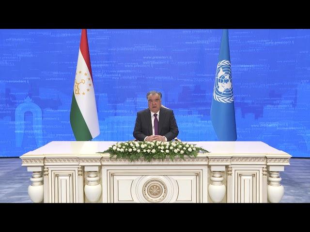 H.E. Mr. Emomali Rahmon, President of the Republic of Tajikistan: Statement at ESCAP's 77th Session