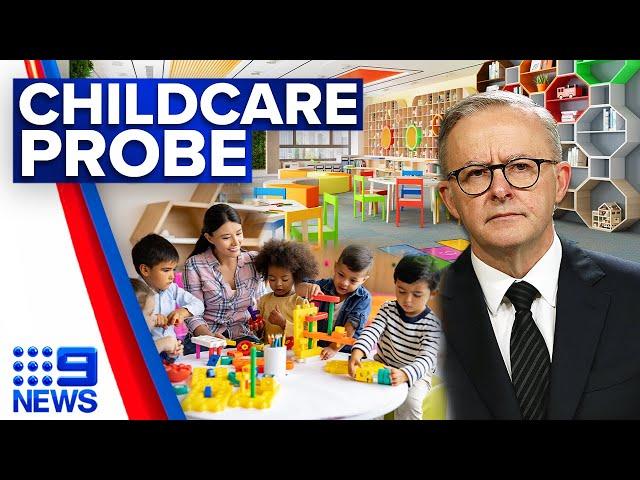 Spiralling childcare costs to be reviewed by Australia's consumer watchdog | 9 News Australia