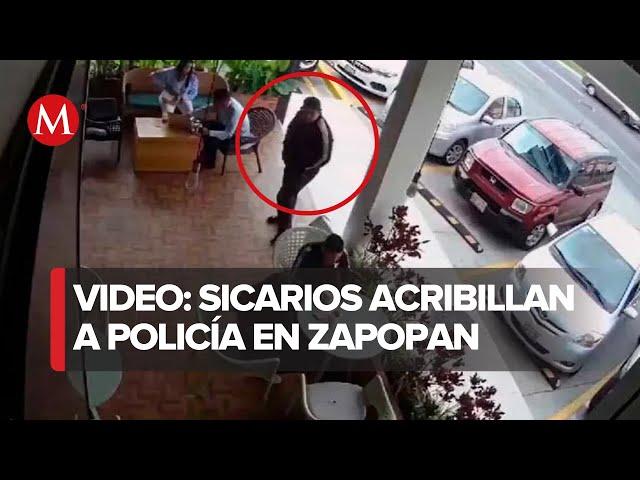 Asesinan al comandante de Zapopan en el interior de una cafetería