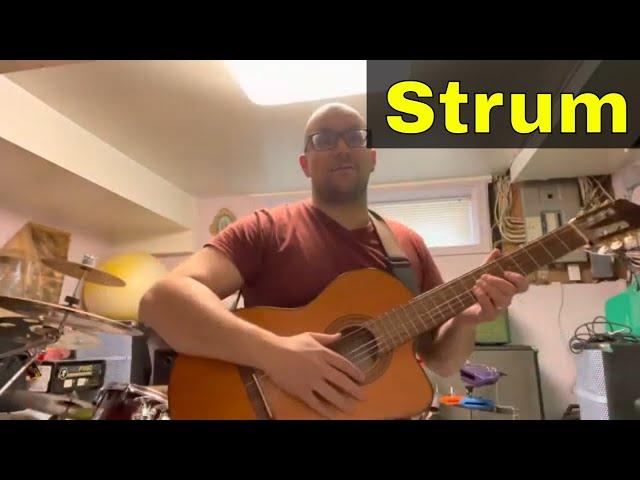 How To Strum On A Guitar-Full Tutorial For Beginners