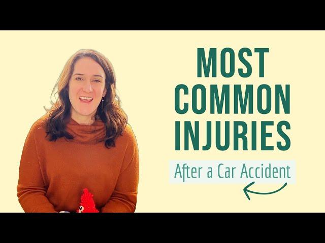 Most Common Injuries After a Car Accident | Chiropractor for Car Accidents in Sun Prairie, WI