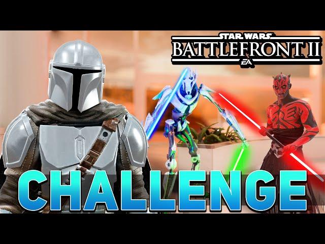 Star Wars Battlefront 2 But My Opponent CHOOSES My Character in Hero Showdown! (Battlefront 2)