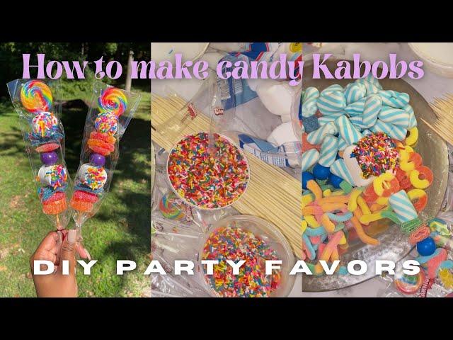 Party Candy Kabobs to Try | DIY Party Favors & Treats | Candy Kabobs for Parties!!