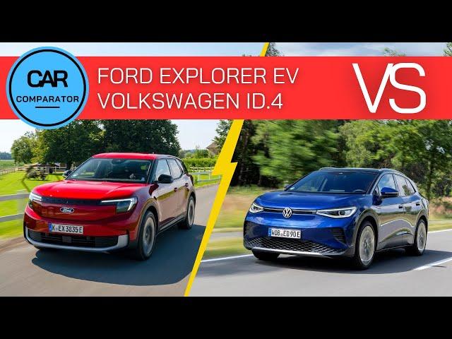 Ford Explorer EV vs Volkswagen ID.4 | 2024 | Detailed Comparison of Specs, Dimensions and Prices