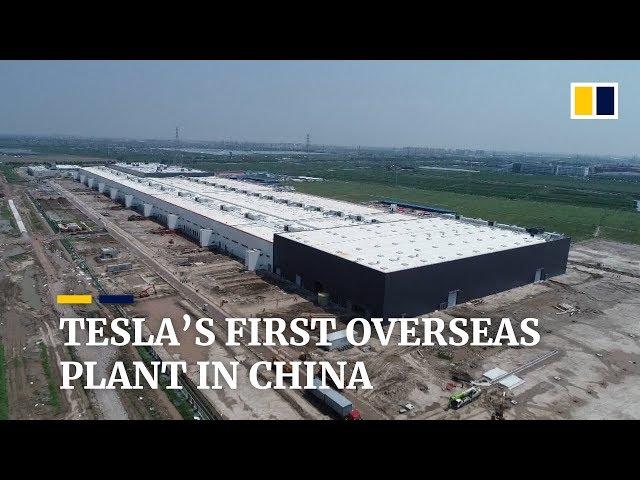 Tesla’s first overseas car plant nears completion in Shanghai