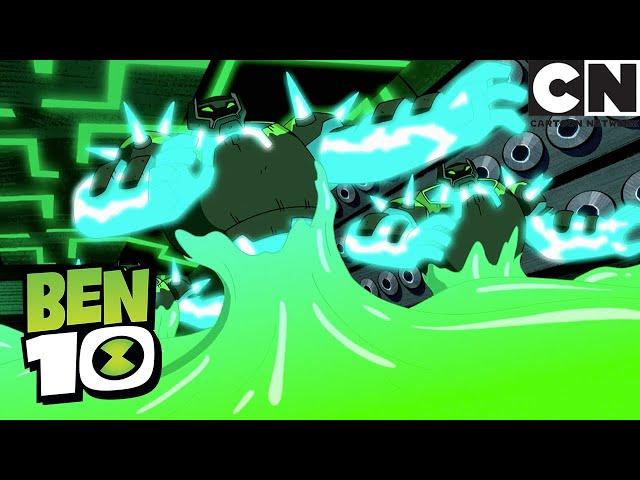 Ben 10 Pelea Con Un Robot Invencible | Ben 10 Español | Cartoon Network