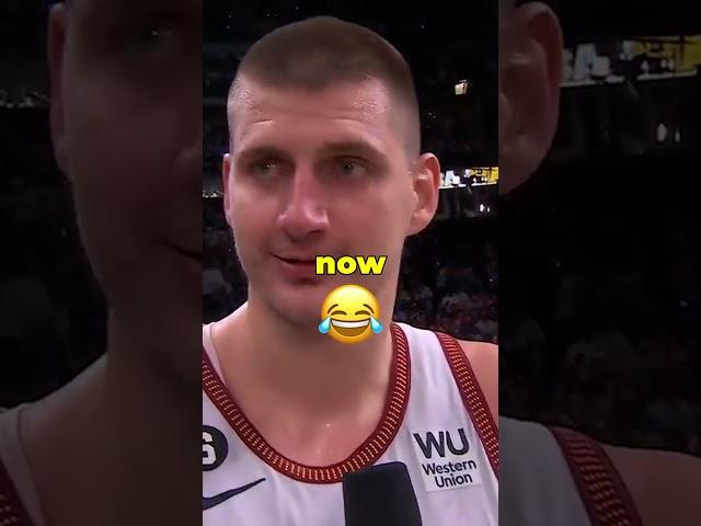 Nikola Jokic Really Don't Care 