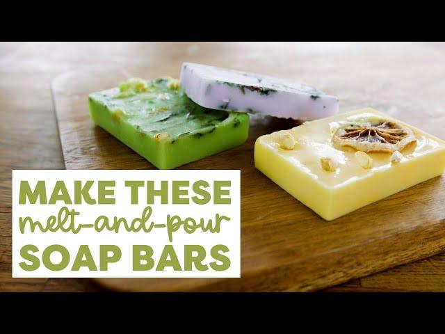 DIY Melt-and-Pour Soap Bars | Soap Making At Home