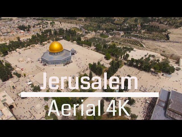 Aerial Jerusalem 4K, Old City