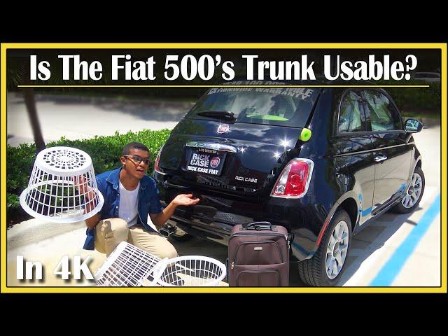 2017 - 2019 Fiat 500 | Cargo Space (DETAILED) Review in 4K! | How Much Stuff Can Fit In That Trunk?