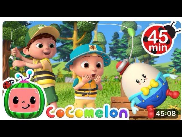 Humpty Dumpty Family Camping (Nature Song) + MORE CoComelon Nursery Rhymes & Songs