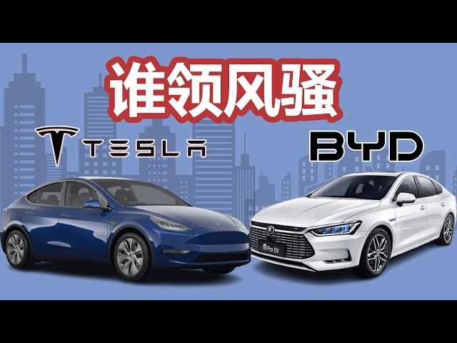 比亚迪vs特斯拉(BYD vs Tesla)，谁会成为电动车的领导者