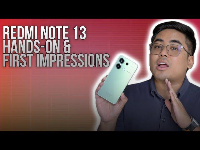 Redmi Note 13 Hands-On and First Impressions