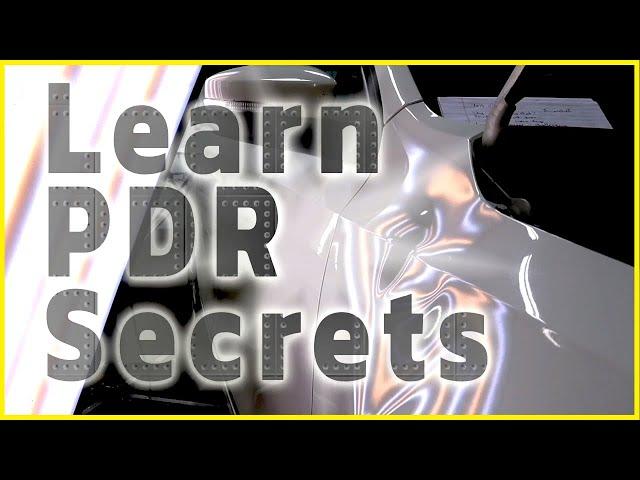 Online PDR Training - learn PDR - Dent Repair