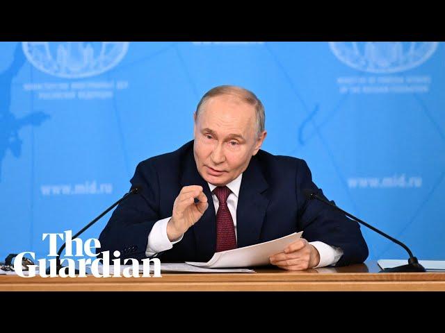 Putin sets out Russia's conditions for peace talks with Ukraine