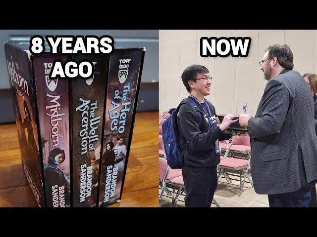 From Reading Mistborn to Meeting Brandon Sanderson For the First Time.