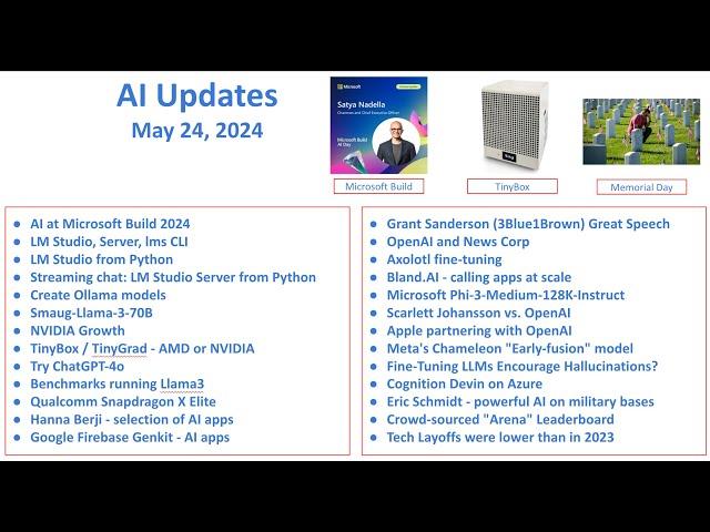 Have you heard these exciting AI news - May 24 2024 AI Updates Weekly