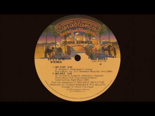 Donna Summer - Hot Stuff, Bad Girl Medley (Casablanca Records 1979)