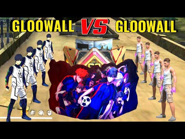 Gloowall vs Gloowall Fight | Bluelock Gloowall Skin Challange | Gloowall Skin Fight | Free Fire Max