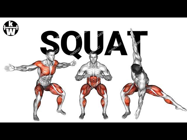 New 10 Squat Challenge! - The Best Exercise You Can Do at Home Squats