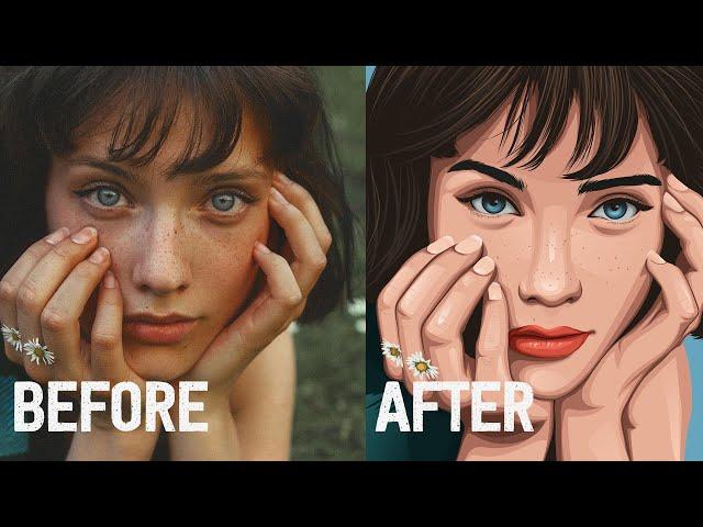 Vector art easy, don't worry try it | vector art tutorial in illustrator | Vector Art