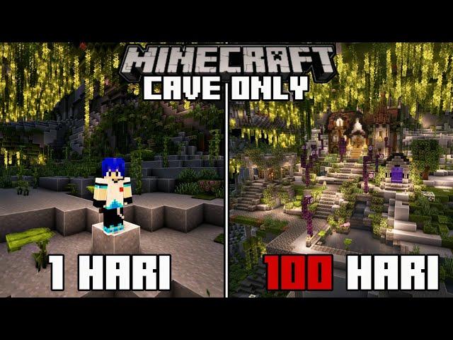 100 Days in Minecraft but in Cave Only