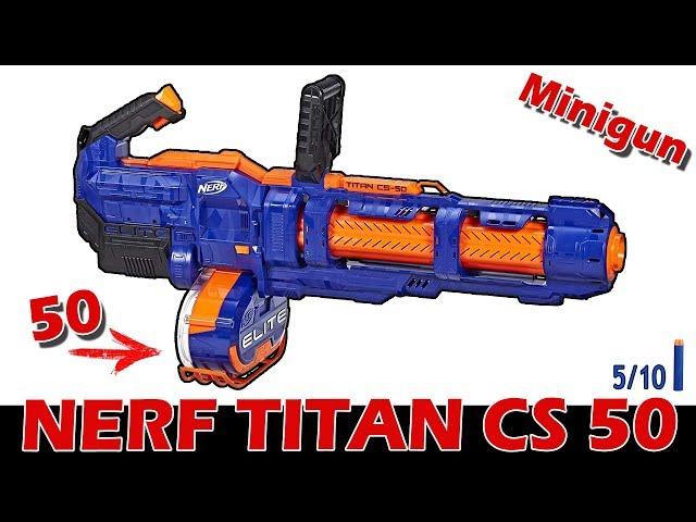 NERF TITAN CS-50 mit 50 DART TROMMEL [Vorstellung + Schusstest | dertestmichel]