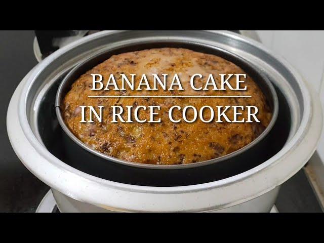 BANANA CAKE RECIPE l NO OVEN CAKE RECIPE l SUPER MOIST BANANA CAKE