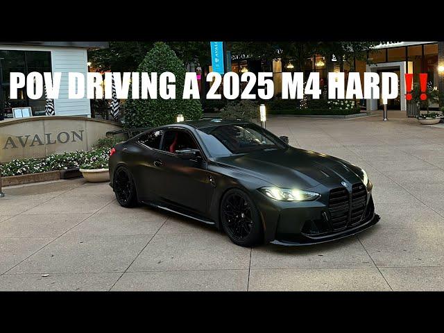 POV DRIVING A 2025 BMW M4 COMPETITION THE RIGHT WAY + TIPS ON NVIDIA LONG OPTIONS! #M4 #BMWM #G82