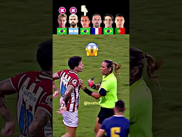 Ronaldo VS Ribery VS Aguero VS Kaka and othes | Players vs Female Referees