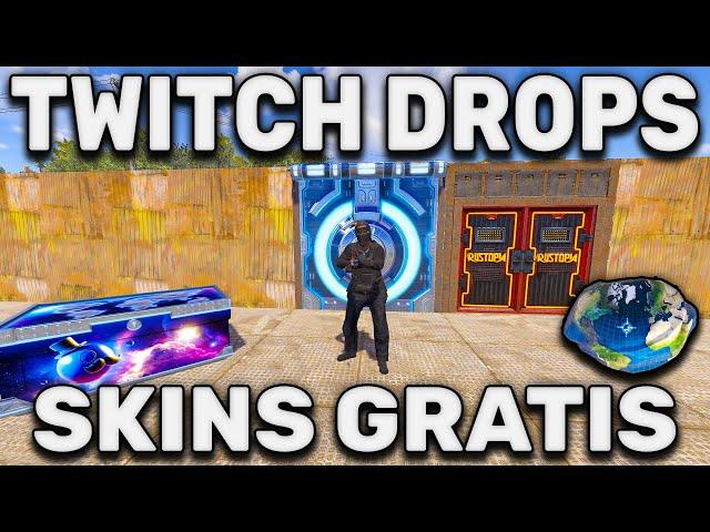 TWITCH DROPS GLOBAL WARFARE RUST ENSEÑANDO LAS SKINS ( DROPS GRATIS )