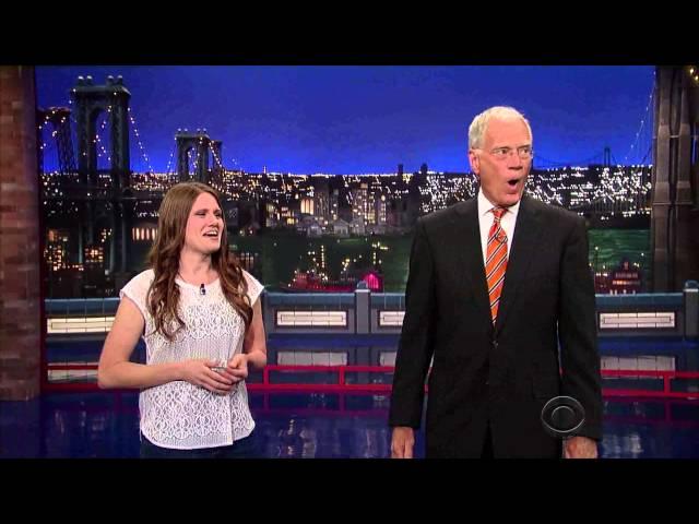 Bethany Pruett - Her Stupid Human Trick On David Letterman