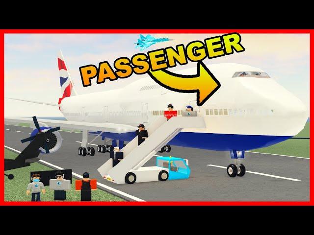 PASSENGER Forced to land a plane after problems... | PTFS Roleplay (Roblox)