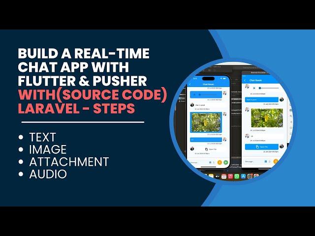 Build a Real-Time Chat App with Flutter & Pusher: Text, Image, File, Audio + Source Code
