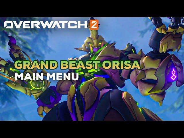 Overwatch 2 | Orisa - Mythic Skin Grand Beast (Main Menu)