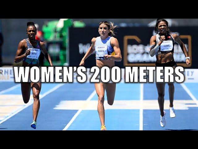 Gabby Thomas VS. Brittany Brown! || Women's 200 Meters - 2024 Athlos NYC Invite