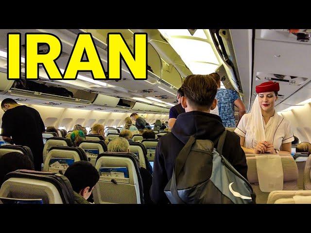 IRAN Airbus A300  Tehran to Kish Island (Economy Class) | Inside Iranian Airport