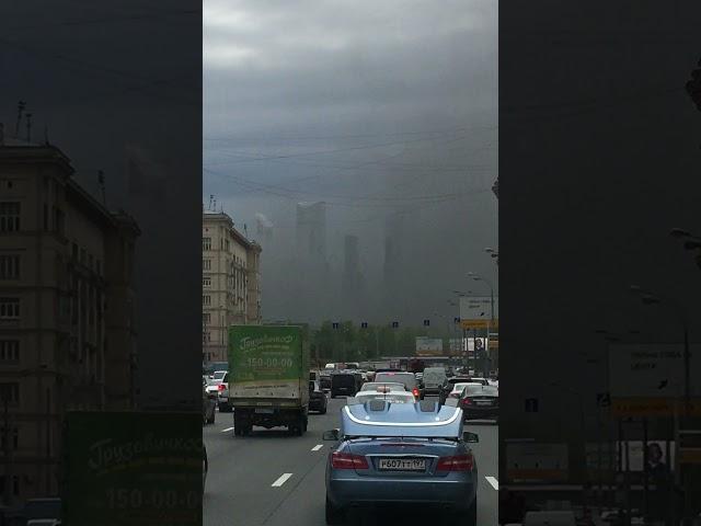 Пожар на ул.Сергея Макеева Москва