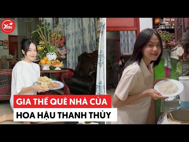 Miss Thanh Thuy surprised her family in her hometown