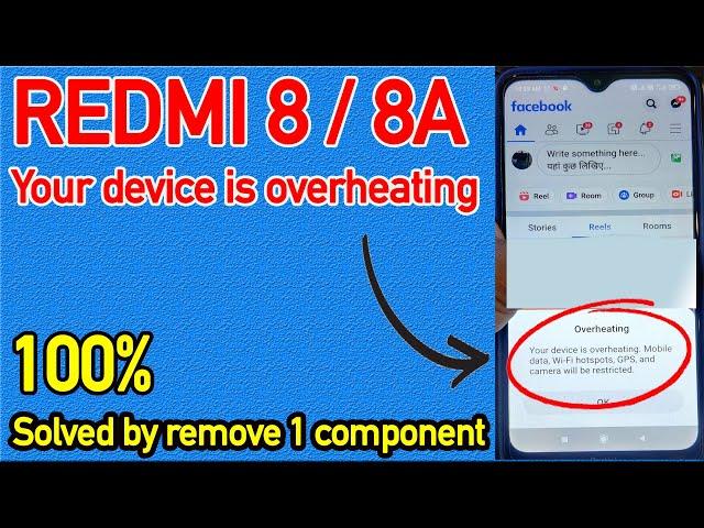 (हिंदी मैं)|| Redmi 8 /Redmi 8a / Redmi 8a dual || DEVICE OVERHEATING MESSAGE SOLUTION ||