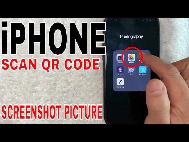  How To Scan QR Code Screenshot Picture On iPhone 