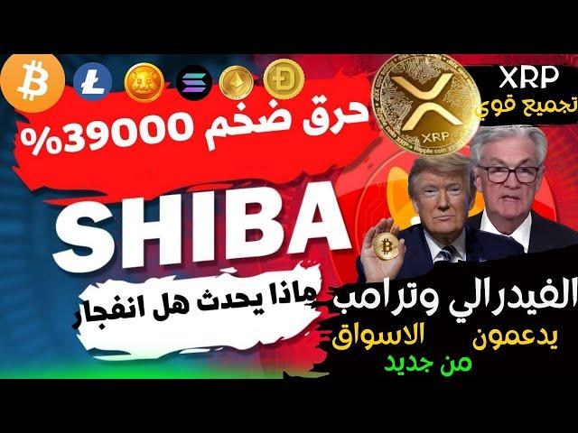 عاجل‼️ترامب والفيدرالي يدعمون السوق - !العملات الرقميه البديله انتعشت اخيرا|حرق الشيبا doge-xrp!2025