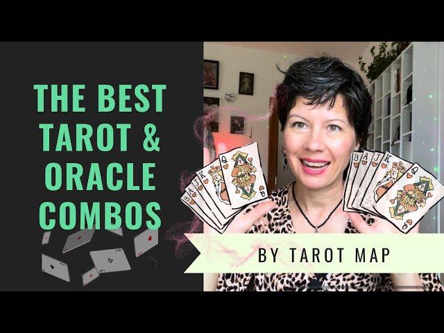 The best deck combinations! In July #tarotmap #tarotcombinations #oracledeck #tarotdeck #besttarot