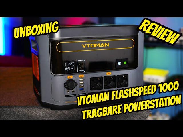 VTOMAN FlashSpeed 1000 Tragbare Powerstation / Review / Test / Unboxing / Ultra Power fürs Camping