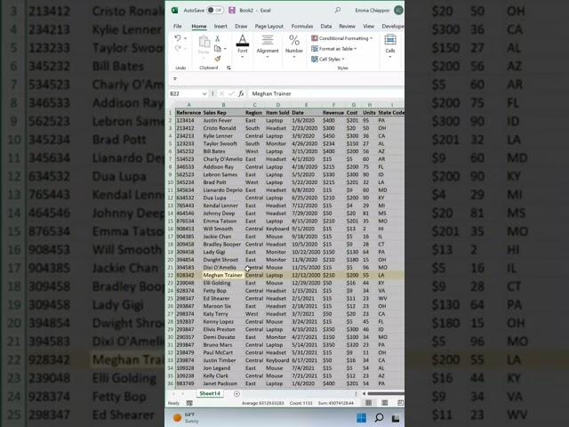 How to highlight the active row within a day set | Advance Excel Formula | MyExcelGeeks