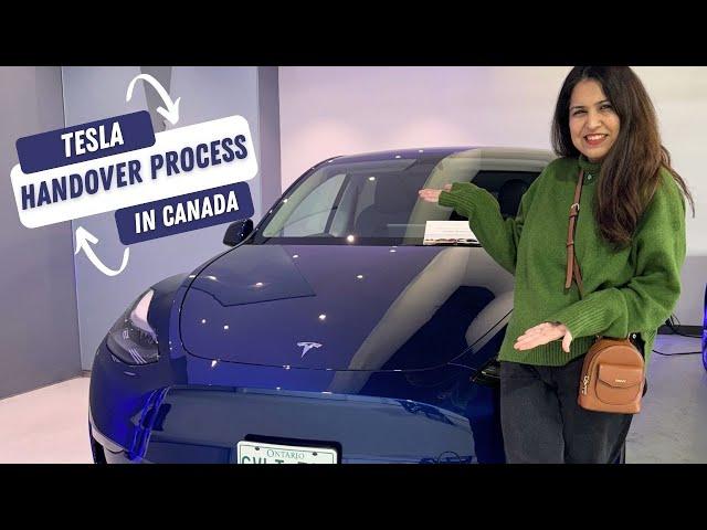 Tesla I Model Y 2024 I Handover Process in Canada I Delivery Day I Vlog I Wasalicious