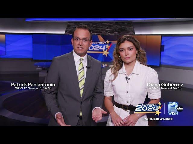 WISN 12 News Extended Coverage - RNC in Milwaukee :30