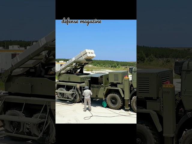 TRG-300 Tiger Turkish guided multiple launch rocket system.  Rocketsan mlrs.