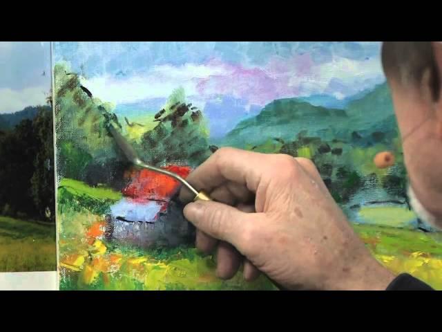 Palette Knife Oil Painting Techniques !!!