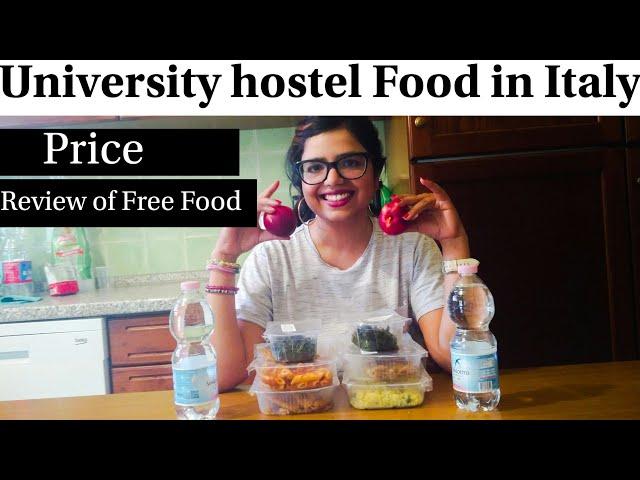 Mensa Food In Italy ,Review, Price FREE University FOOD with Scholarship & Without scholarship